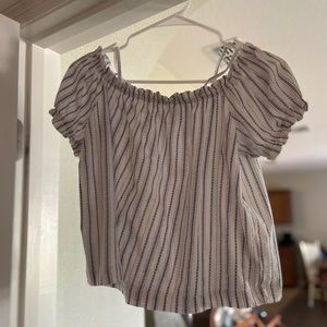 Off the shoulder top (optional straps)